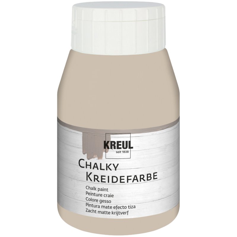 KREUL peinture à la craie Chalky, White Cotton, 500 ml