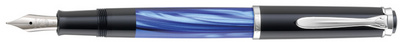 Pelikan vulpen M 205, blauw gemarmerd, F