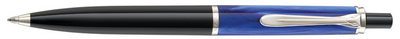 Pelikan drukbalpen K 205, navulbaar, blauw gemarmerd, zwarte inkt