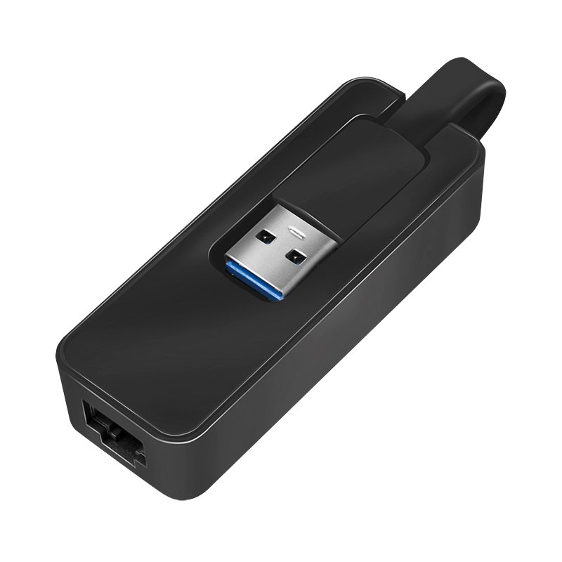 LogiLink USB 3.0 Gigabit Ethernet adapter, black, 1000 Mbit/s