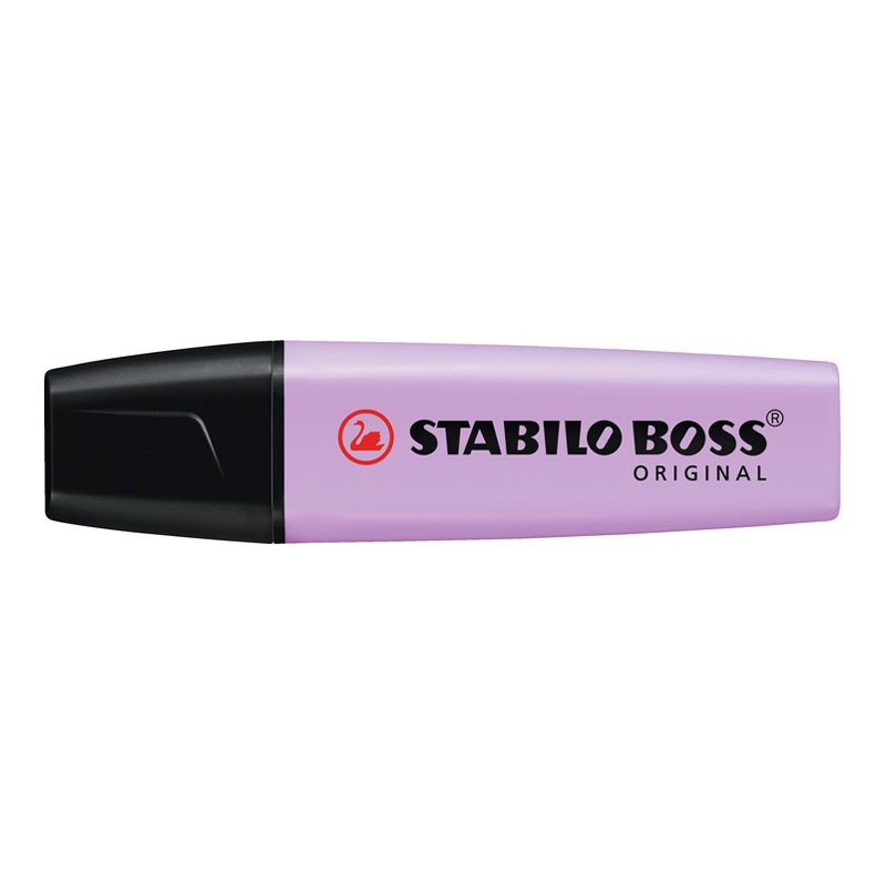 STABILO surligneur BOSS ORIGINAL Pastel, jaune pastel, rechargeable