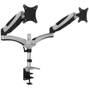DIGITUS dubbele monitor arm LCD/LED-schermen, 15-32 inch, klemvoet, VESA 75×75/100×100 mm