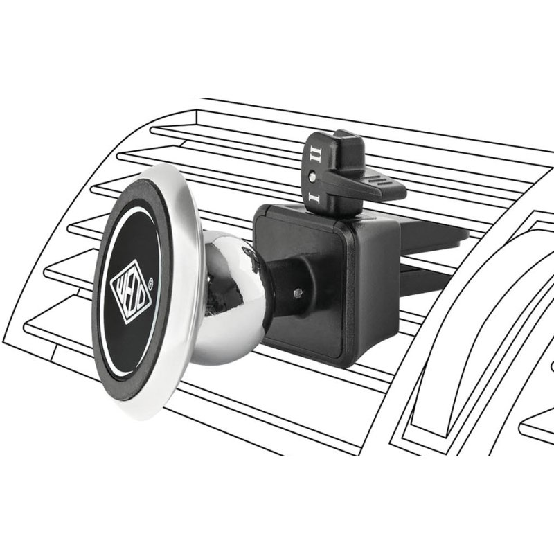 WEDO Sm.Phone Halter magnetic smartphone holder, black/silver