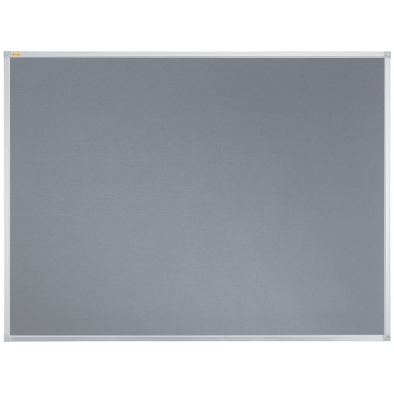 FRANKEN tableau à punaises Text, surface feutre, 90×120 cm, gris
