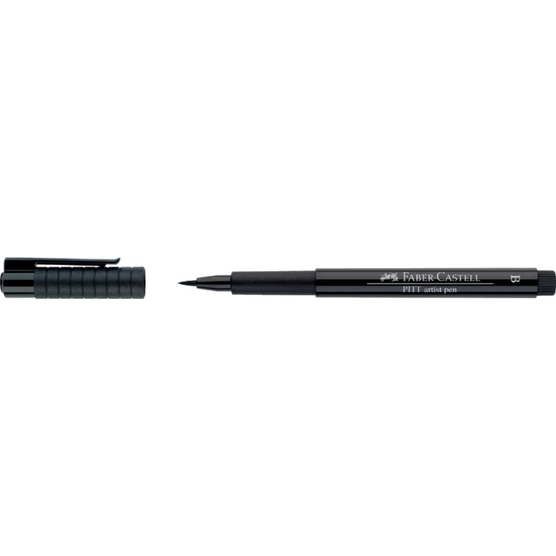 Faber-Castell PITT artist pen marker, black, brush tip, 1.0-5.0 mm