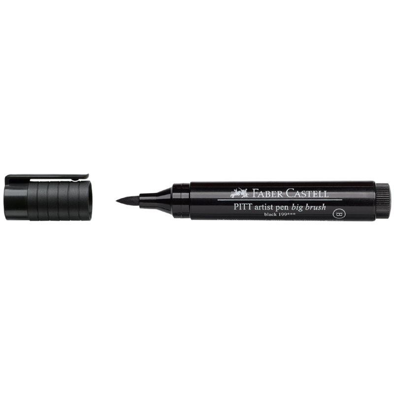 Faber-Castell PITT artist pen marker, black, brush tip, 1.0-5.0 mm