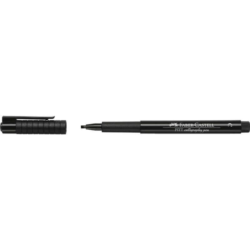 Faber-Castell PITT artist pen fineliner, black, 2.5 mm, calligraphy tip
