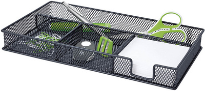 WEDO pennenhouder Office, metaaldraad, zilver, 290×160×40 mm