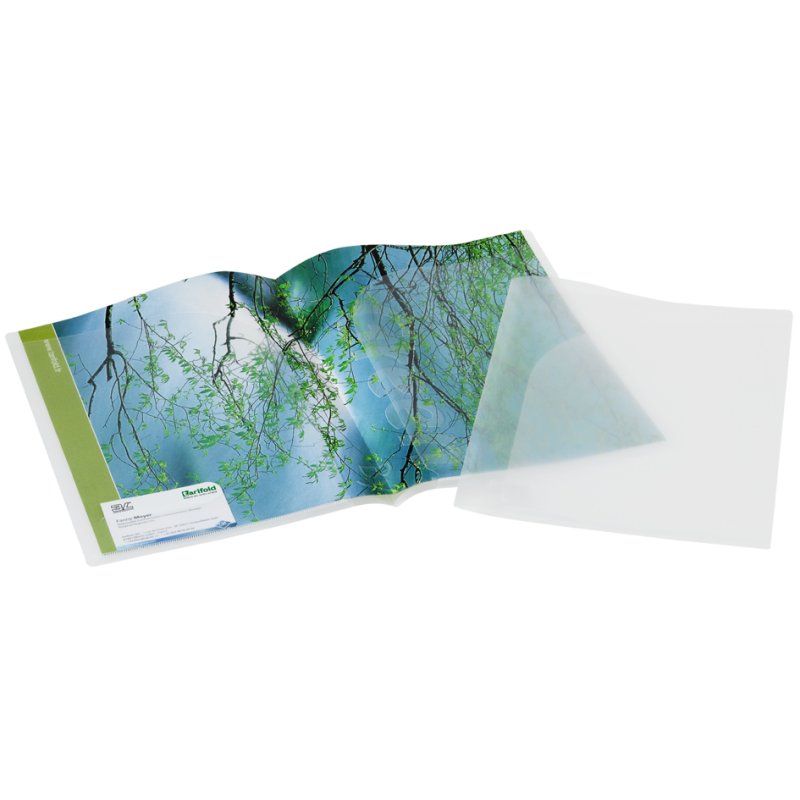 djois chemise de présentation Green line, PP, A4, transparent, 12 pièces