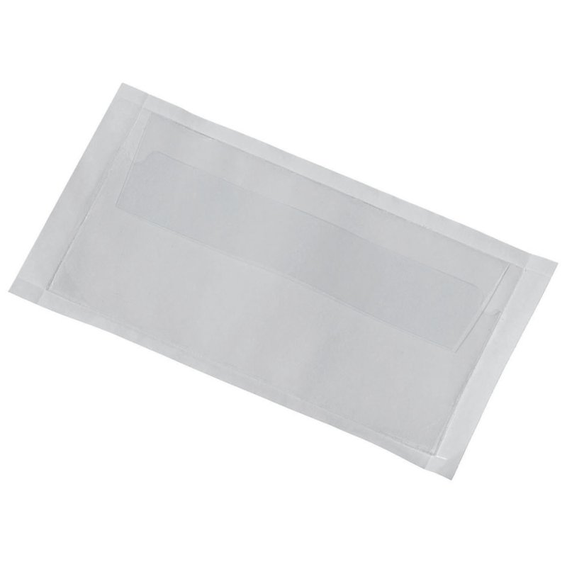 DURABLE pochettes adhésives à rabat pour cartes de visite, transparent, 105×65 mm, 10 pièces