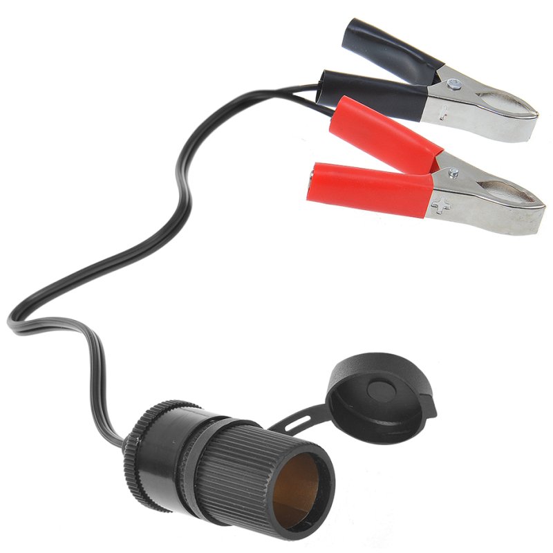 IWH pince batterie avec prise, 12 volt, 16 A, 250 mm