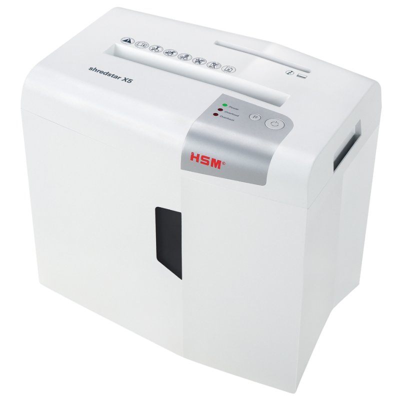 HSM papiervernietiger shredstar X5, particelsnit 4,5×30 mm, P-4, 18 liter