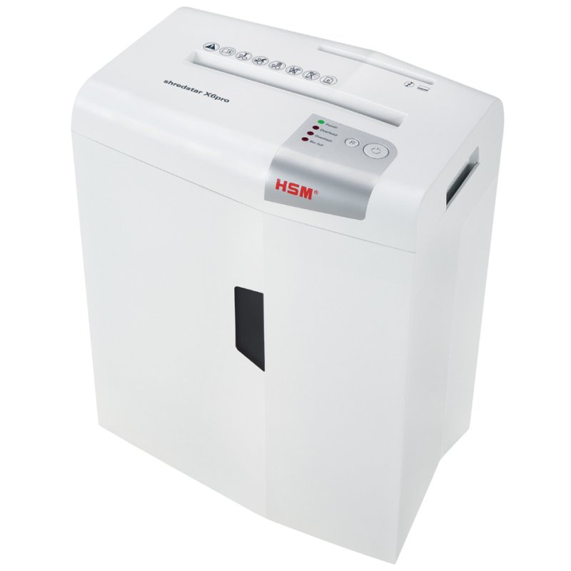 HSM shredstar X6pro papiervernietiger, deeltjessnit 2×15 mm, P-5, 6 vel