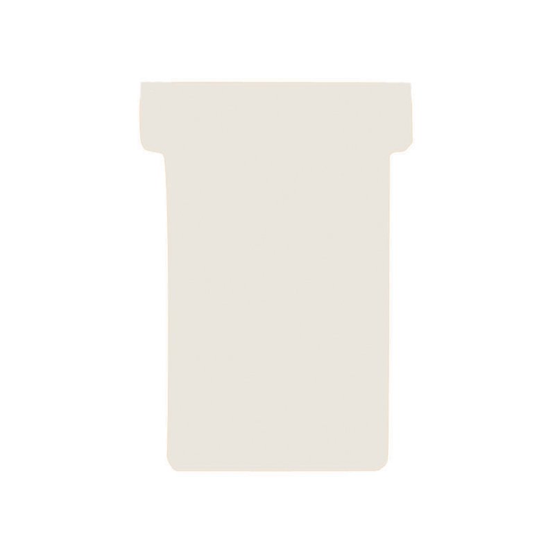 FRANKEN Fiches T taille 2, 48×84 mm, blanc, 100 pièces