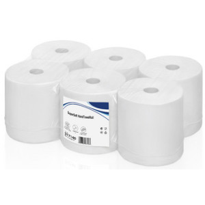 satino by wepa handdoekrol Super Soft, 2-laags, wit, 140 m