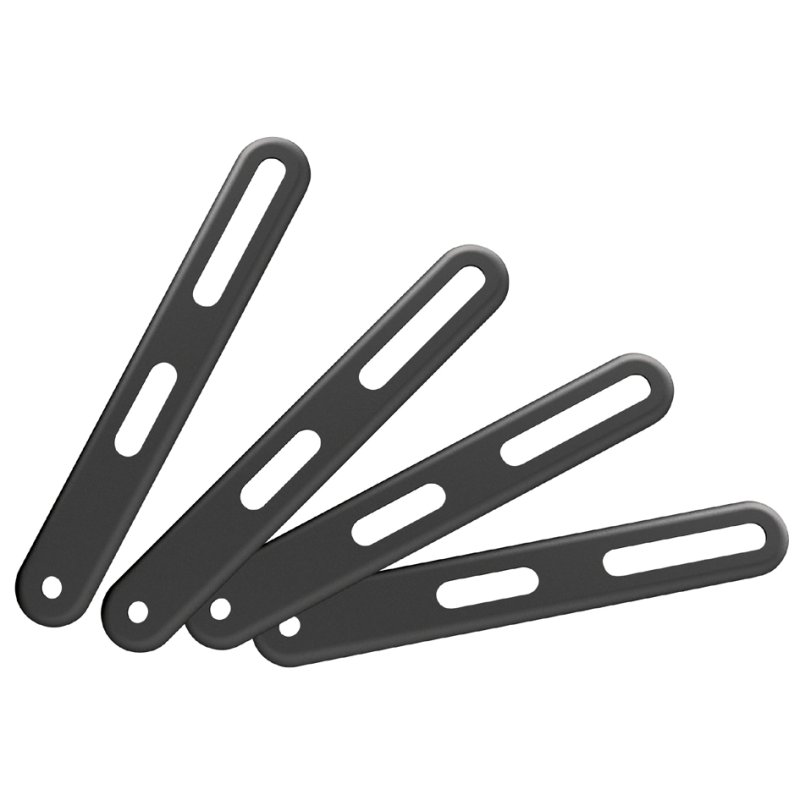 LogiLink VESA adapter 200×200 to 400×400 mm, black steel, 30 kg