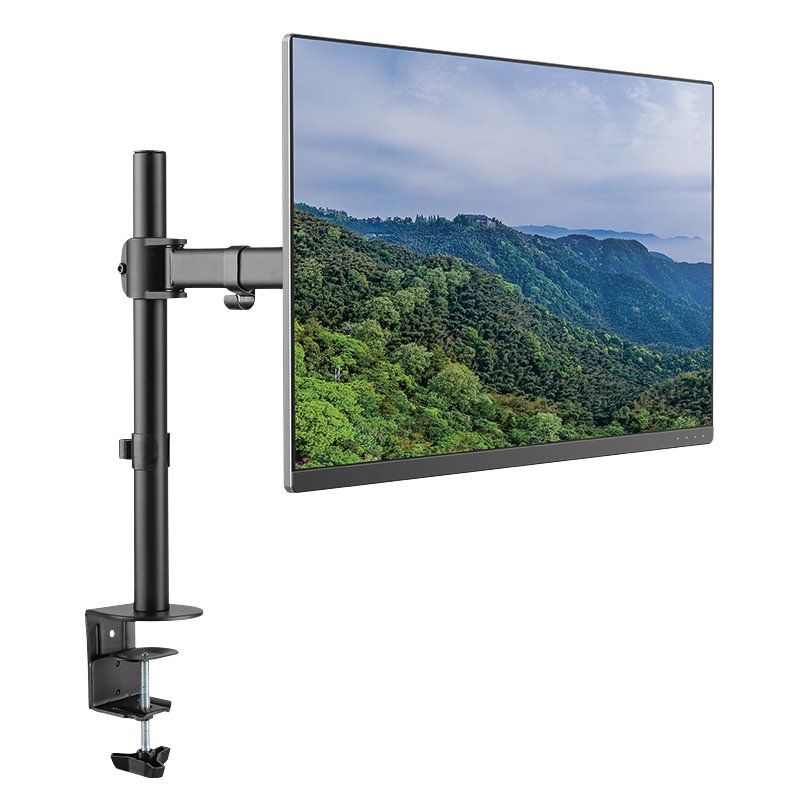 LogiLink monitor arm 13-27 inch, black, desk clamp