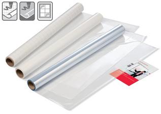 Nobo whiteboard folie rol Instant, 600 × 800 mm, transparant, 25 vel