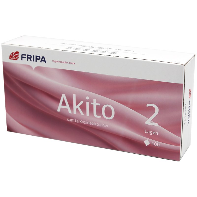 Fripa cosmetische tissues Akito, wit, 100 vel