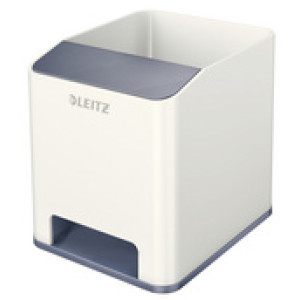 LEITZ pennenhouder WOW Duo Colour, wit, smartphone vak
