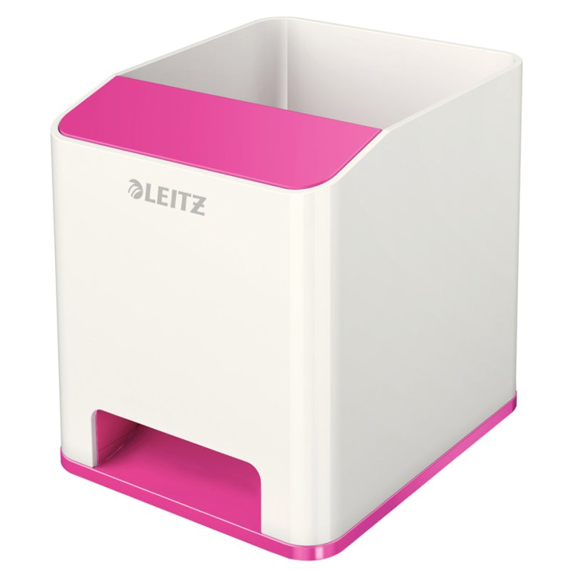 LEITZ pennenhouder WOW Duo Colour, wit, smartphone vak