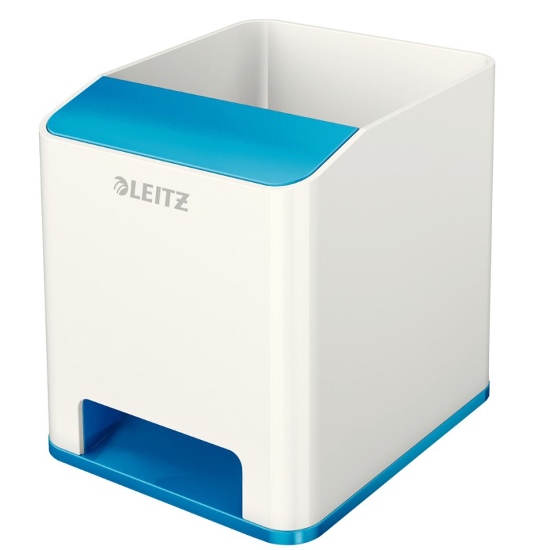 LEITZ pennenhouder WOW Duo Colour, wit, smartphone vak