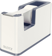 LEITZ plakbandhouder WOW Duo Colour, blauw-wit, gevuld