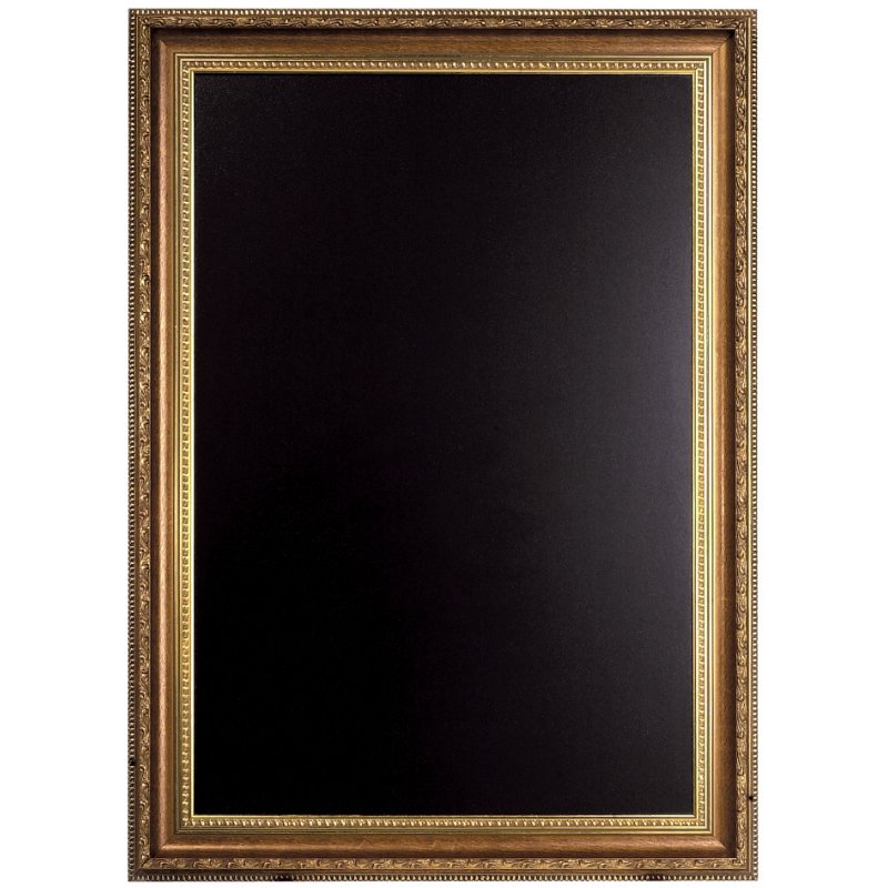 Securit Tableau Noir Mural Gold Board, revêtement laque or, 730×970 mm
