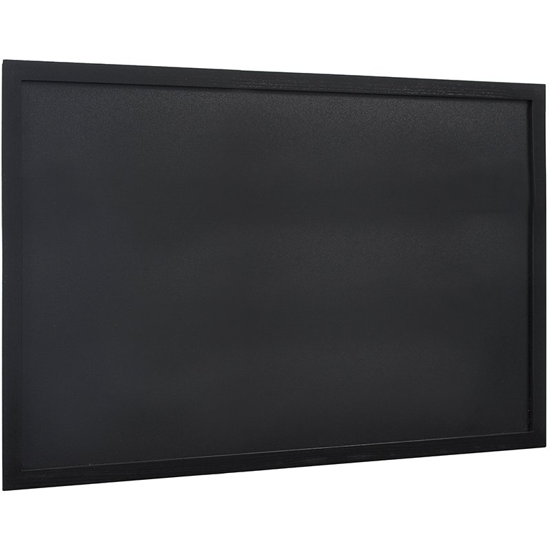 Securit tableau noir WOODY, cadre en bois, noir, 30×40 cm