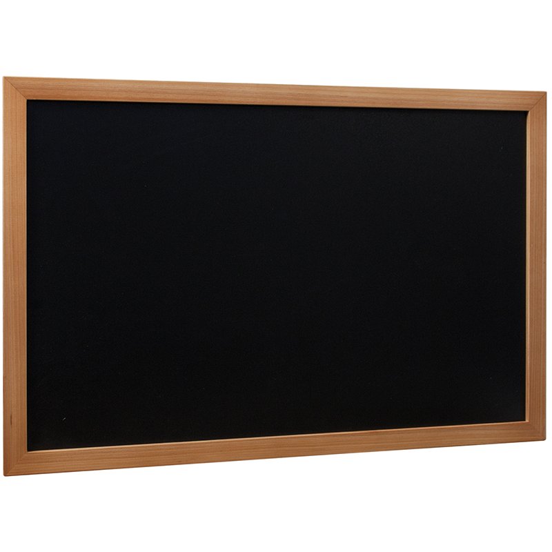 Securit tableau noir WOODY, cadre en bois, noir, 30×40 cm