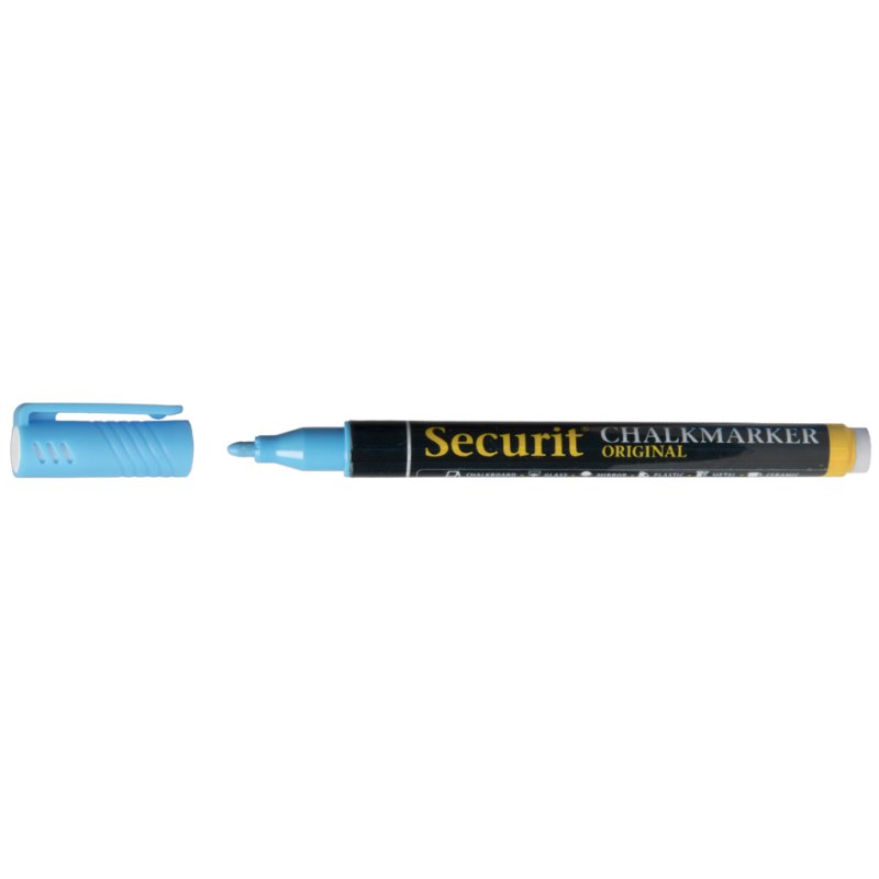 Securit marqueur à craie, rouge, pointe ronde, 1-2 mm