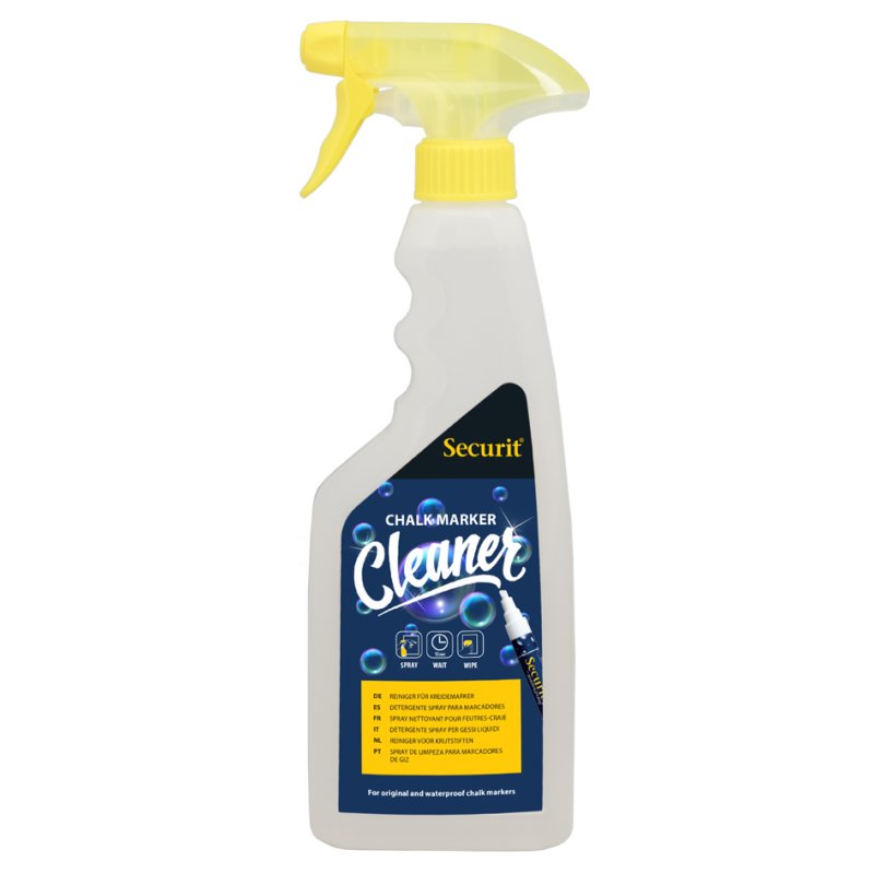 Securit spray nettoyant CLEANER, marqueurs craie, 500 ml