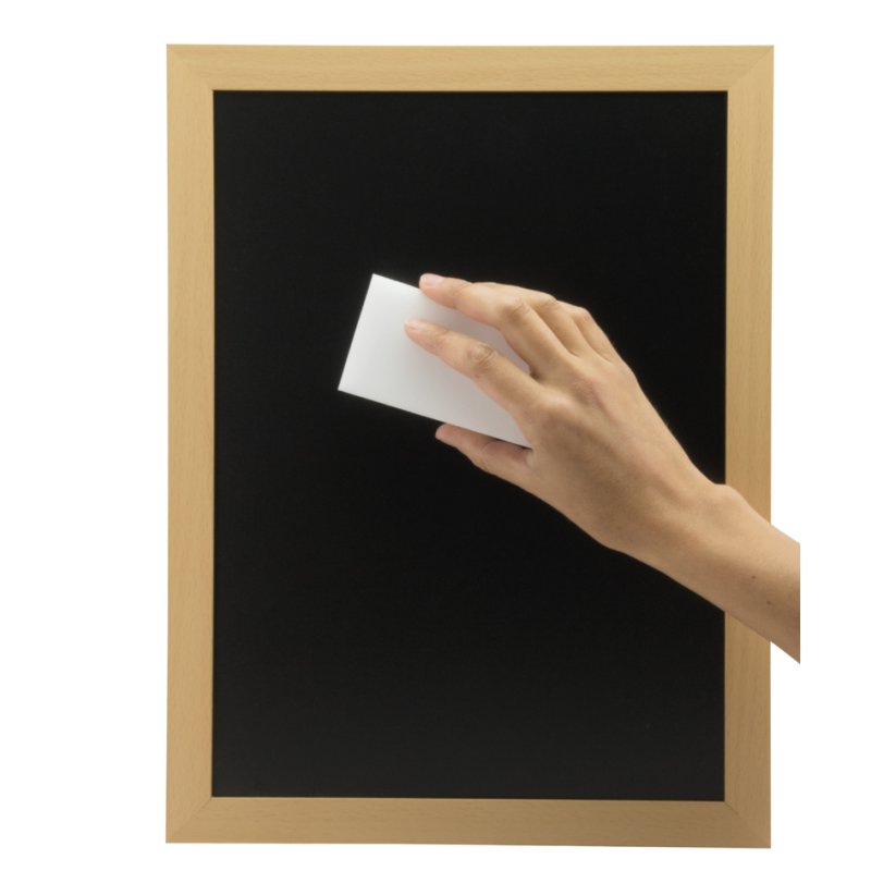 Securit éponge pour tableau noir scolaire, mousse mélamine, 2 pièces