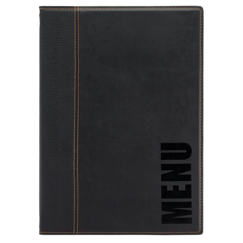 Securit menumap Trendy A4, rouge vin, imitation cuir