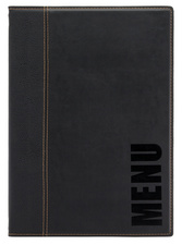Securit menumap Trendy, A5, lichtbruin, lederoptiek