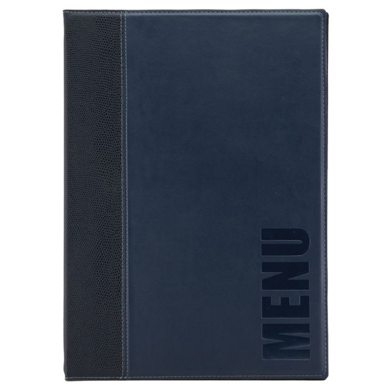Securit menumap TRENDY, A5, rouge vin, imprimé cuir