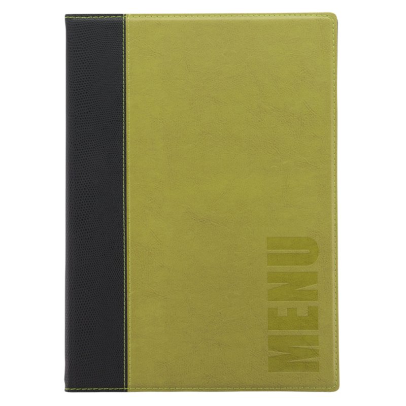 Securit menumap TRENDY, A5, rouge vin, imprimé cuir