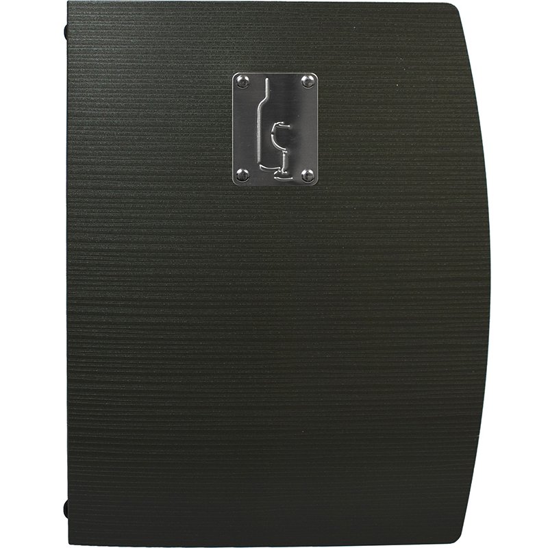 Securit wine list RIO A4, black, plastic, 250×340 mm