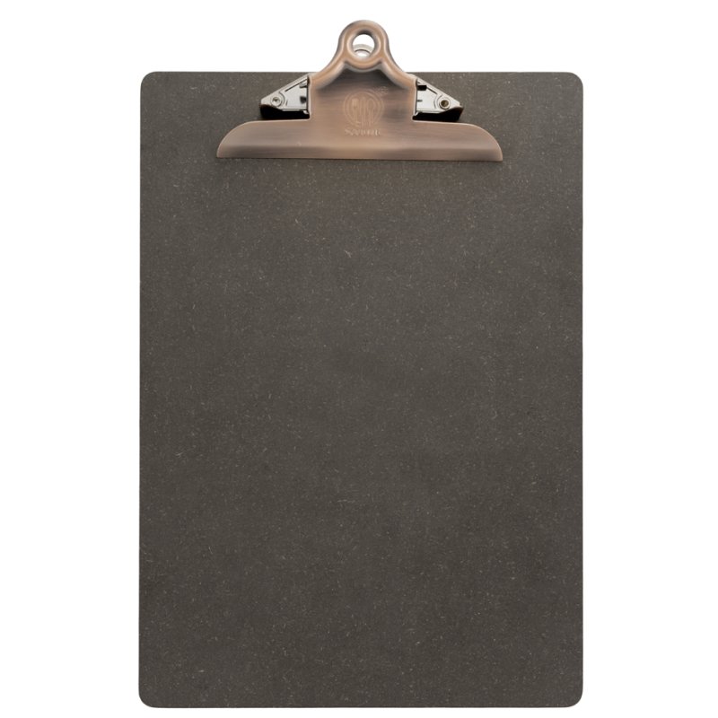 Securit porte-menu pince-bloc A4, marron, 231×346 mm