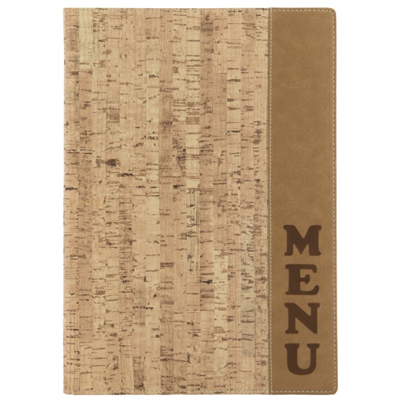 Securit menumap Design Cork A4, beige, design liège