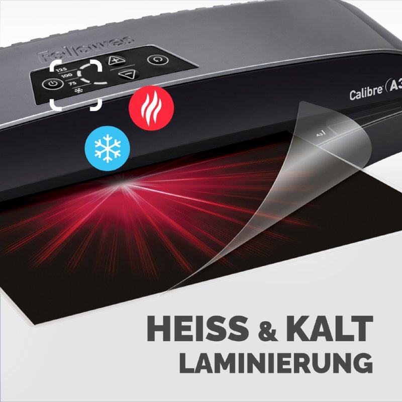 Fellowes lamineermachine Calibre A3, anthraciet, 500 mm/min