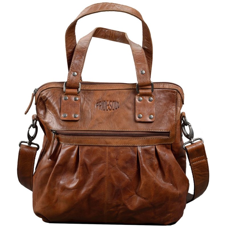 PRIDE&SOUL leren damestas HOLLY, bruin