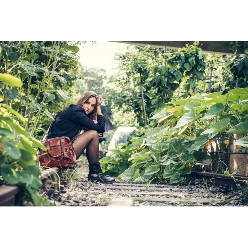 PRIDE&SOUL leren damestas HOLLY, bruin