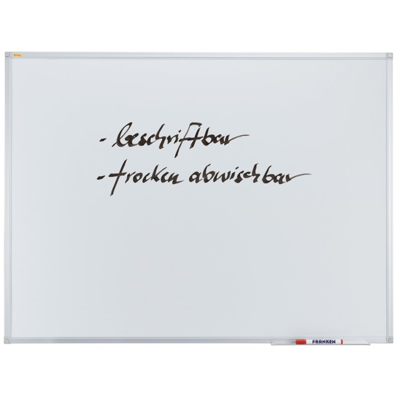 FRANKEN tableau blanc X-tra!Lijn, 90×60 cm, revêtement plastique, cadre aluminium