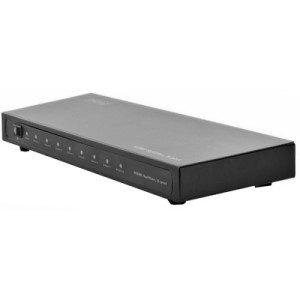 DIGITUS HDMI videosplitter, 8-poorts, metalen behuizing