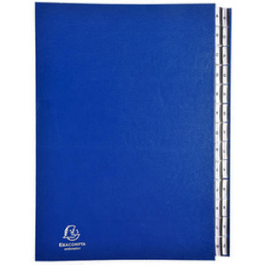 EXACOMPTA sorteermap Ordonator A4, A-Z, 26 vakken, blauw
