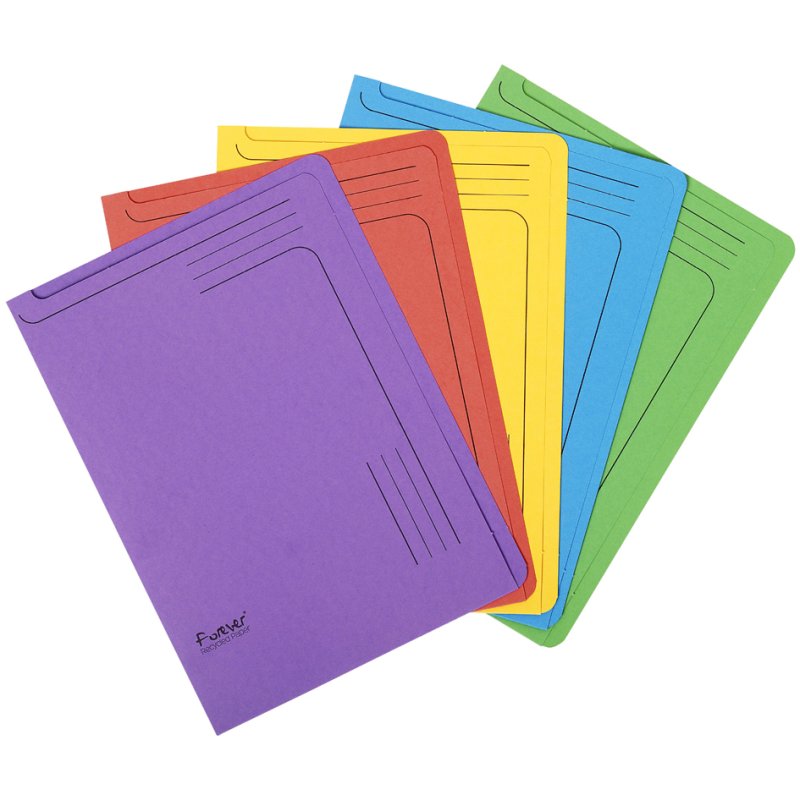 EXACOMPTA Exaclair indestructible document folder A4, assorted colours, 25 pieces