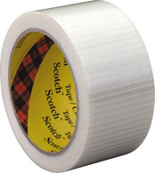 Scotch filament plakband 8959, glasvezelversterkt, transparant, 50 mm × 50 m
