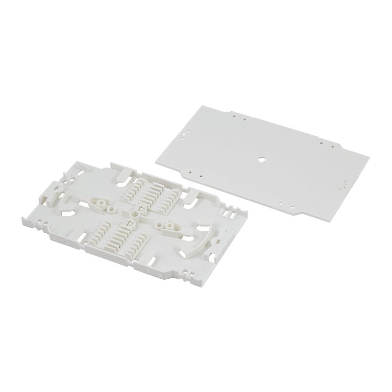 LogiLink Boîtier de distribution fibre optique professionnel, blanc, 24 connexions, 155×92×10,3 mm
