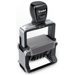 trodat datumstempel Professional 6-regelig, zelfinkterend, 54×31 mm, roestvrijstaal